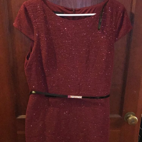 Red Sparkle Cocktail Dress - Picture 1 of 6